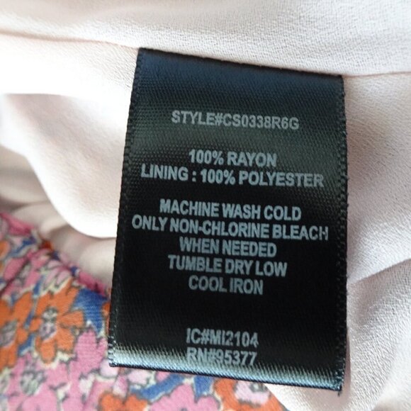 Sanctuary Floral Skirt & Top Set Outfit Women's Size XS Pink TWO Pieces Flowy - Picture 12 of 12